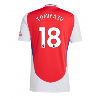 Koszulka piłkarska Arsenal Takehiro Tomiyasu #18 Strój Domowy 2024-25 tanio Krótki Rękaw